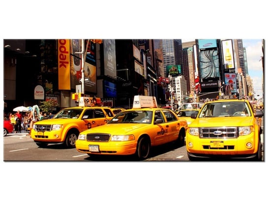 Obraz New York Taxi - Prayitno, 115x55 cm Oobrazy
