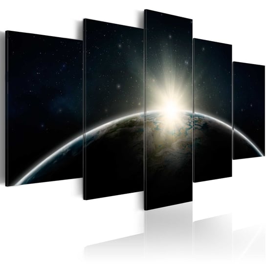 Obraz - Niebieska planeta - Ziemia 200x100 Premium Print Płótno włoskie 300 g/mÂ˛ ARTGEIST