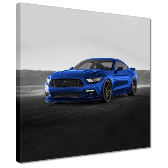 Obraz Niebieski Ford Mustang, 30x30cm ZeSmakiem