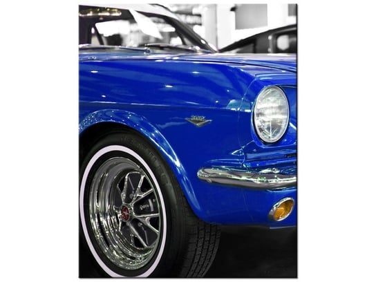 Obraz Niebieski Mustang, 40x50 cm Oobrazy