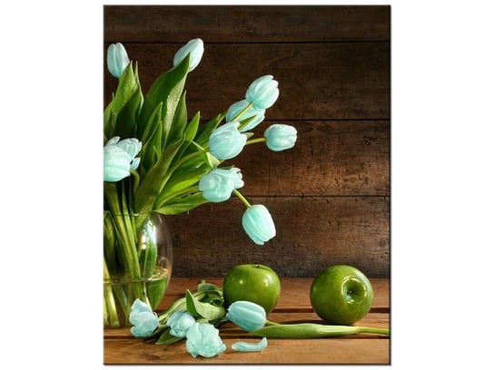 Obraz Niebieski tulipan, 40x50 cm Oobrazy