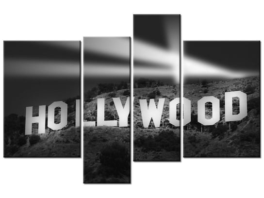 Obraz Night in Hollywood, 4 elementy, 130x85 cm Oobrazy
