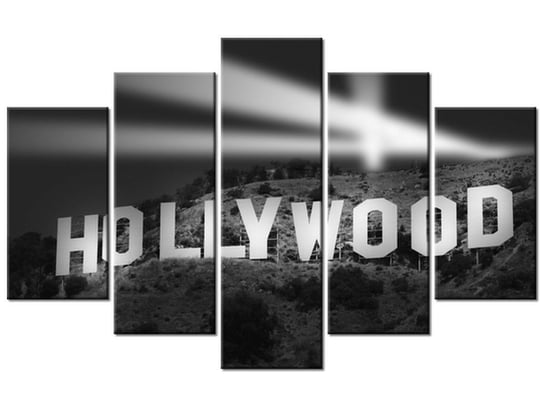 Obraz Night in Hollywood, 5 elementów, 100x63 cm Oobrazy