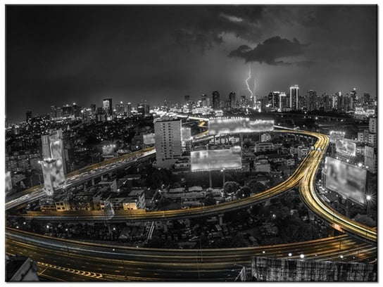 Obraz Noc w Bangkoku, 40x30 cm Oobrazy