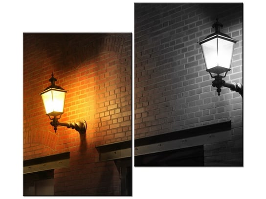 Obraz Nocny świetlik, 2 elementy, 80x70 cm Oobrazy