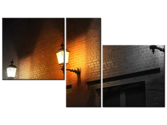 Obraz Nocny świetlik, 3 elementy, 90x50 cm Oobrazy