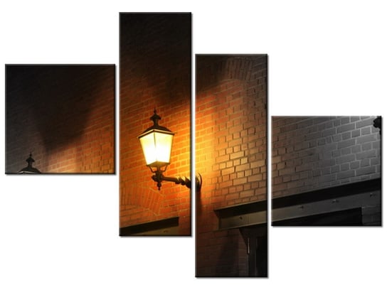 Obraz Nocny świetlik, 4 elementy, 100x70 cm Oobrazy