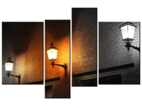 Obraz Nocny świetlik, 4 elementy, 130x85 cm Oobrazy