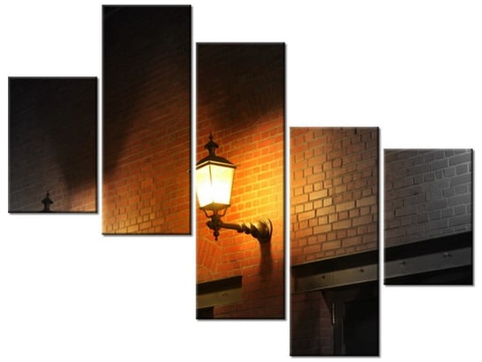 Obraz Nocny świetlik, 5 elementów, 100x75 cm Oobrazy