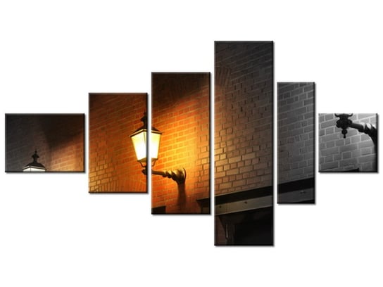 Obraz Nocny świetlik, 6 elementów, 180x100 cm Oobrazy