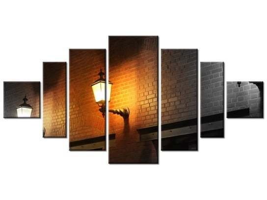 Obraz Nocny świetlik, 7 elementów, 200x100 cm Oobrazy