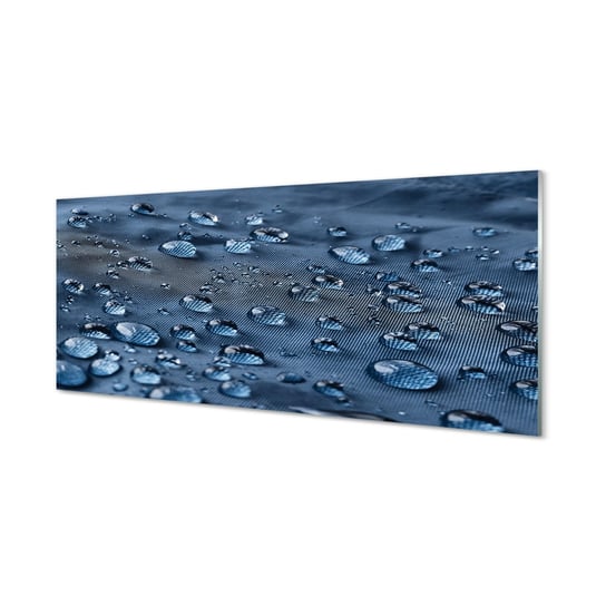 Obraz nowoczesny dekor Krople makro woda, 125x50 cm Tulup