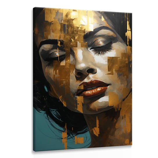 Obraz Nowoczesny PORTRET Kobiety Usta Styl Glamour Do Sypialni 80cm x 120cm Muralo