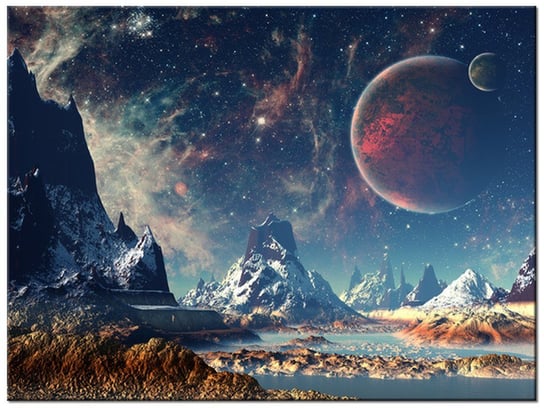 Obraz Obca planeta, 40x30 cm Oobrazy