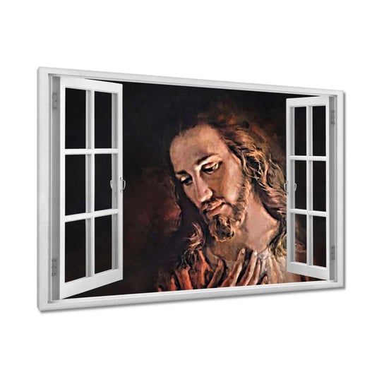 Obraz Oblicze Jezusa Chrystusa, 90x60cm ZeSmakiem