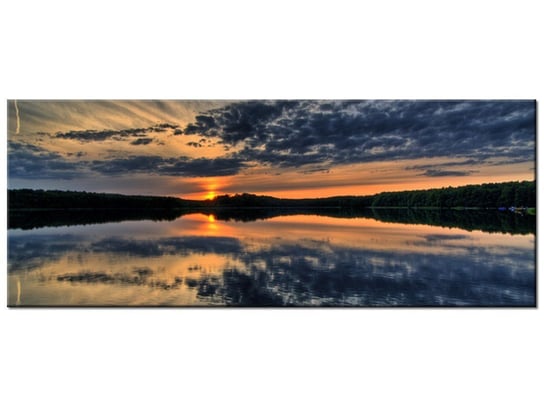 Obraz Odbicie zachodzącego słońca, 100x40 cm Oobrazy