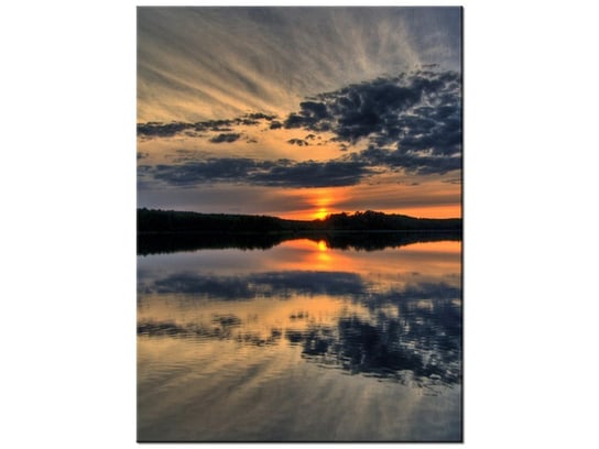 Obraz Odbicie zachodzącego słońca, 30x40 cm Oobrazy