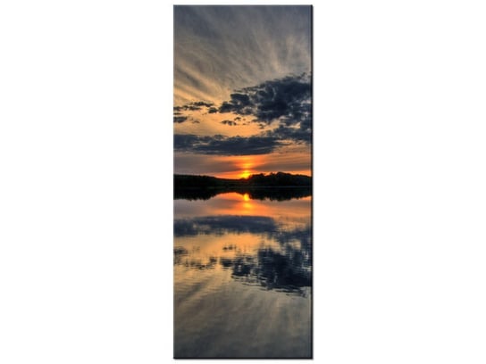 Obraz Odbicie zachodzącego słońca, 40x100 cm Oobrazy