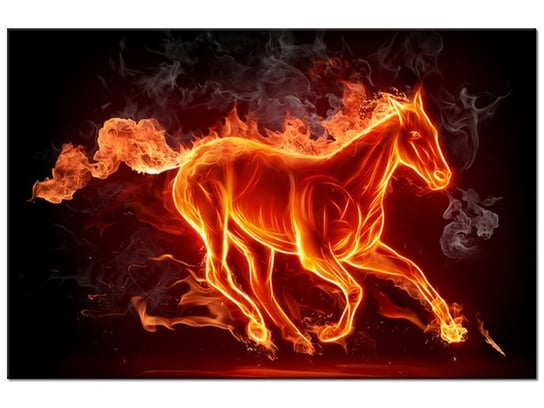 Obraz Ognisty koń, 30x20 cm Oobrazy