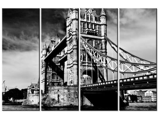 Obraz Old Tower Bridge, 4 elementy, 120x80 cm Oobrazy