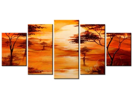 Obraz Oranżeria, 5 elementów, 150x70 cm Oobrazy