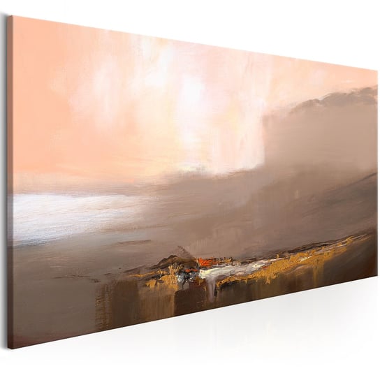 Obraz - Ostatni krok (1-częściowy) brązowy szeroki Różowy 100x45 ARTGEIST