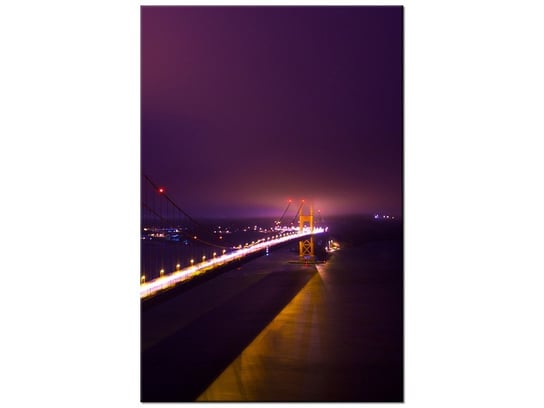 Obraz Oświetlony Golden Gate - Zach Dischner, 20x30 cm Oobrazy