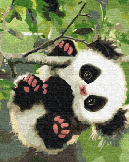 Obraz Paint it! Malowanie po numerach, Słodka panda Symag