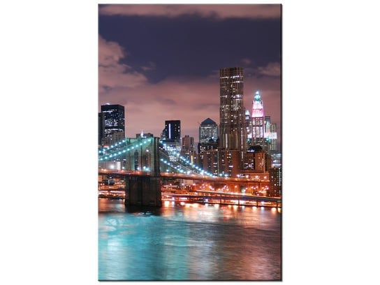 Obraz, Panorama Manhattanu, 80x120 cm Oobrazy