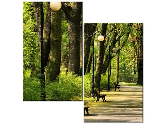 Obraz Park Cytadela, 2 elementy, 60x60 cm Oobrazy