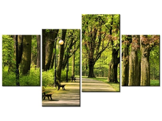 Obraz Park Cytadela, 4 elementy, 120x70 cm Oobrazy