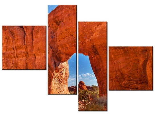 Obraz Park Moab w Utah, 4 elementy, 100x70 cm Oobrazy