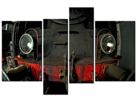 Obraz Parowozownia Wolsztyn, 4 elementy, 130x85 cm Oobrazy