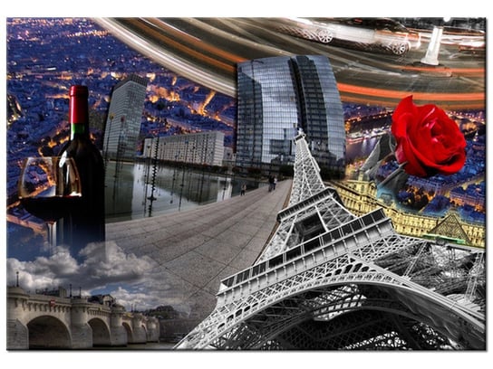 Obraz Paryż, 100x70 cm Oobrazy