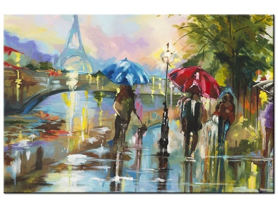 Obraz Paryż w deszczu, 30x20 cm Oobrazy