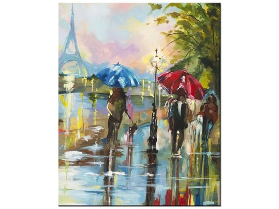 Obraz Paryż w deszczu, 40x50 cm Oobrazy