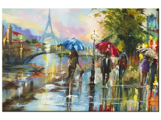 Obraz, Paryż w deszczu, 60x40 cm Oobrazy