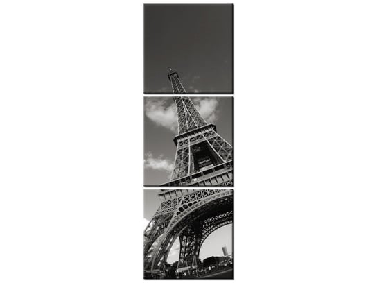 Obraz, Paryż Wieża Eiffla, 3 elementy, 30x90 cm Oobrazy