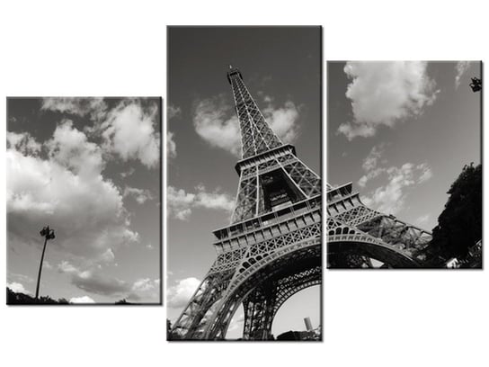 Obraz, Paryż Wieża Eiffla, 3 elementy, 90x60 cm Oobrazy