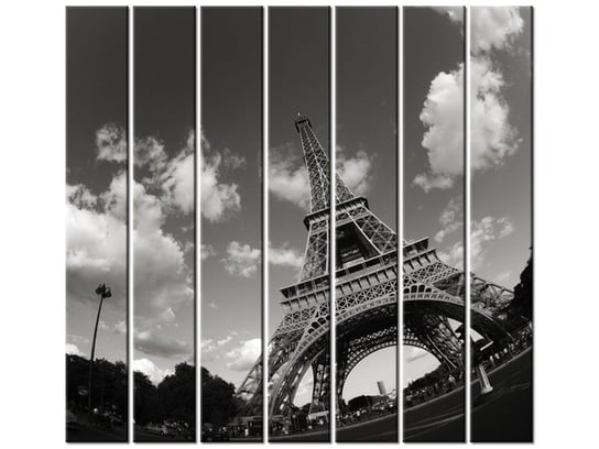 Obraz Paryż Wieża Eiffla, 7 elementów, 210x195 cm Oobrazy