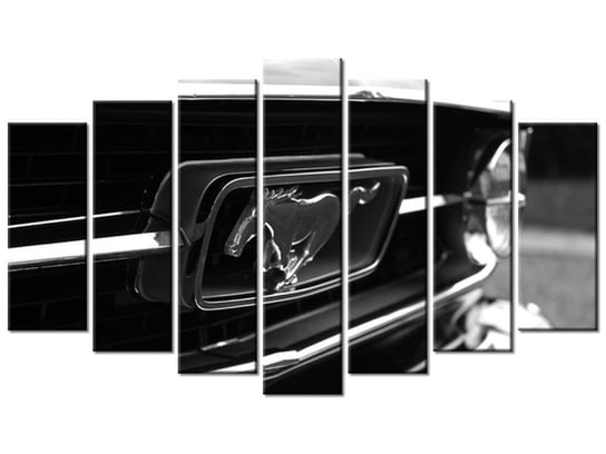 Obraz Pędzący Mustang - Spunkr, 7 elementów, 140x80 cm Oobrazy