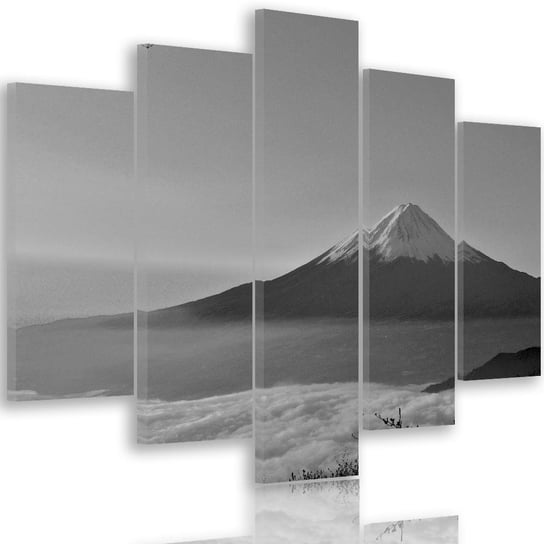 Obraz pięcioczęściowy na płótnie: Góra Fuji 2, 70x100 cm Feeby