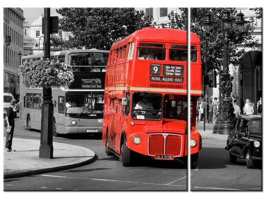 Obraz Piętrowy angielski autobus, 2 elementy, 70x50 cm Oobrazy