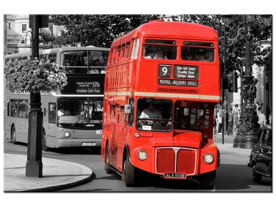 Obraz Piętrowy angielski autobus, 30x20 cm Oobrazy