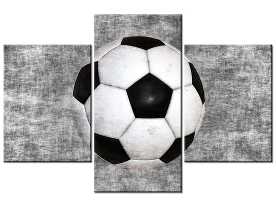 Obraz Piłka footballowa, 3 elementy, 90x60 cm Oobrazy