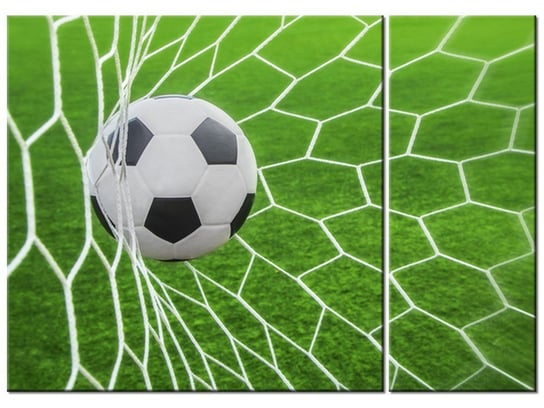 Obraz Piłka w bramce, 2 elementy, 70x50 cm Oobrazy