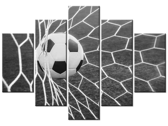 Obraz, Piłka w bramce, 5 elementów, 150x105 cm Oobrazy