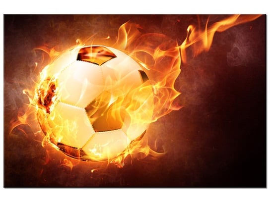 Obraz Piłka w ogniu, 30x20 cm Oobrazy