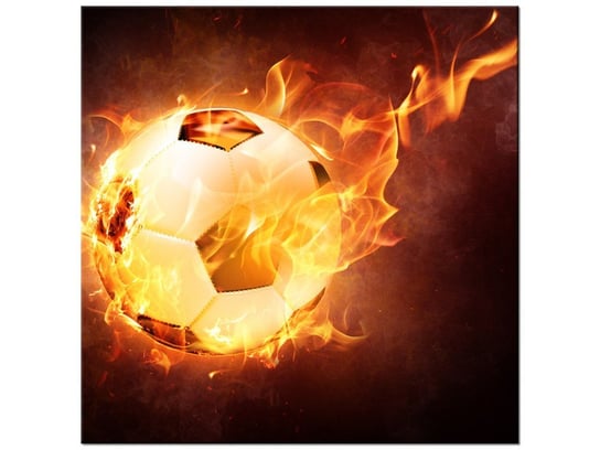 Obraz Piłka w ogniu, 40x40 cm Oobrazy