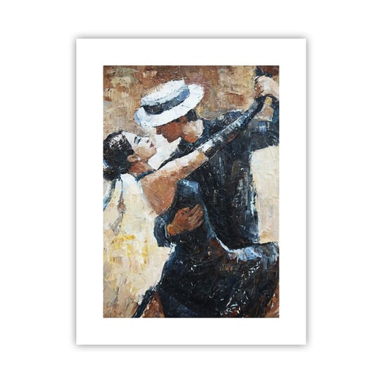 Obraz - Plakat - A la Rudolf Valentino - 30x40cm - Abstrakcja Taniec Tango - Foto Plakaty na ścianę bez ramy - Plakat do Salonu Sypialni ARTTOR ARTTOR
